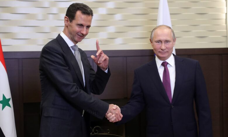 بوتين بشار روسيا