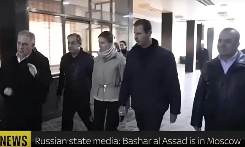 بشار الأسد و زوجته يظهران في شوارع موسكو