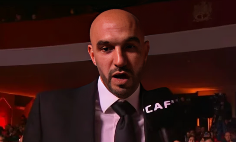 مدرب المنتخب الوطني المغربي وليد الركراكي