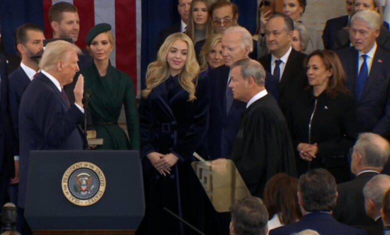ترامب يؤدي اليمين الدستورية لولاية رئاسية ثانية