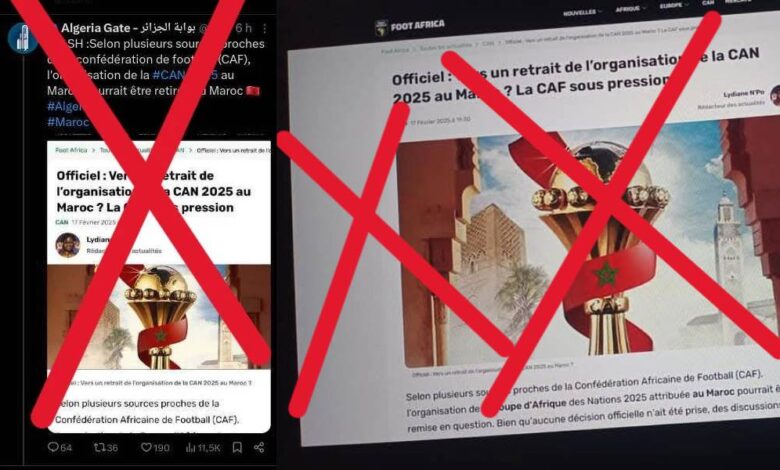 Foot Africa يكذب الشائعات الجزائرية: المغرب لم ينسحب من تنظيم CAN 2025