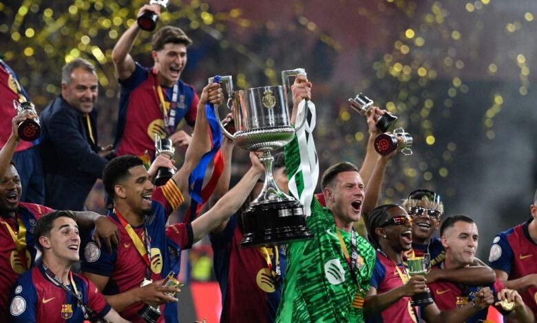برشلونة بطلا لكأس ملك إسبانيا