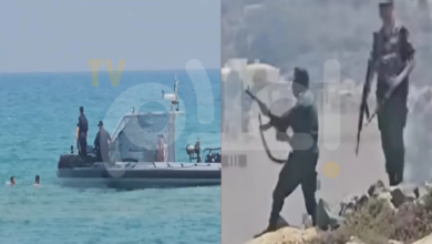شاطئ السعيدية: ثلاثة شبان جزائريين يسبحون نحو بلادهم.. وجندي جزائري يشهر سلاحه