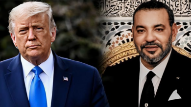 الملك محمد السادس ترامب
