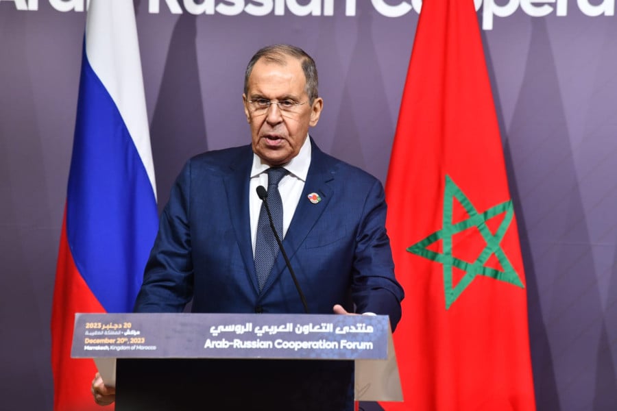 وزير الشؤون الخارجية الروسي، سيرغي لافروف المغرب