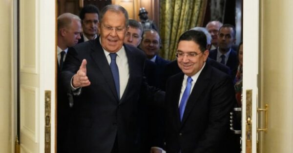 وزير الشؤون الخارجية الروسي، سيرغي لافروف  ناصر بوريطة
