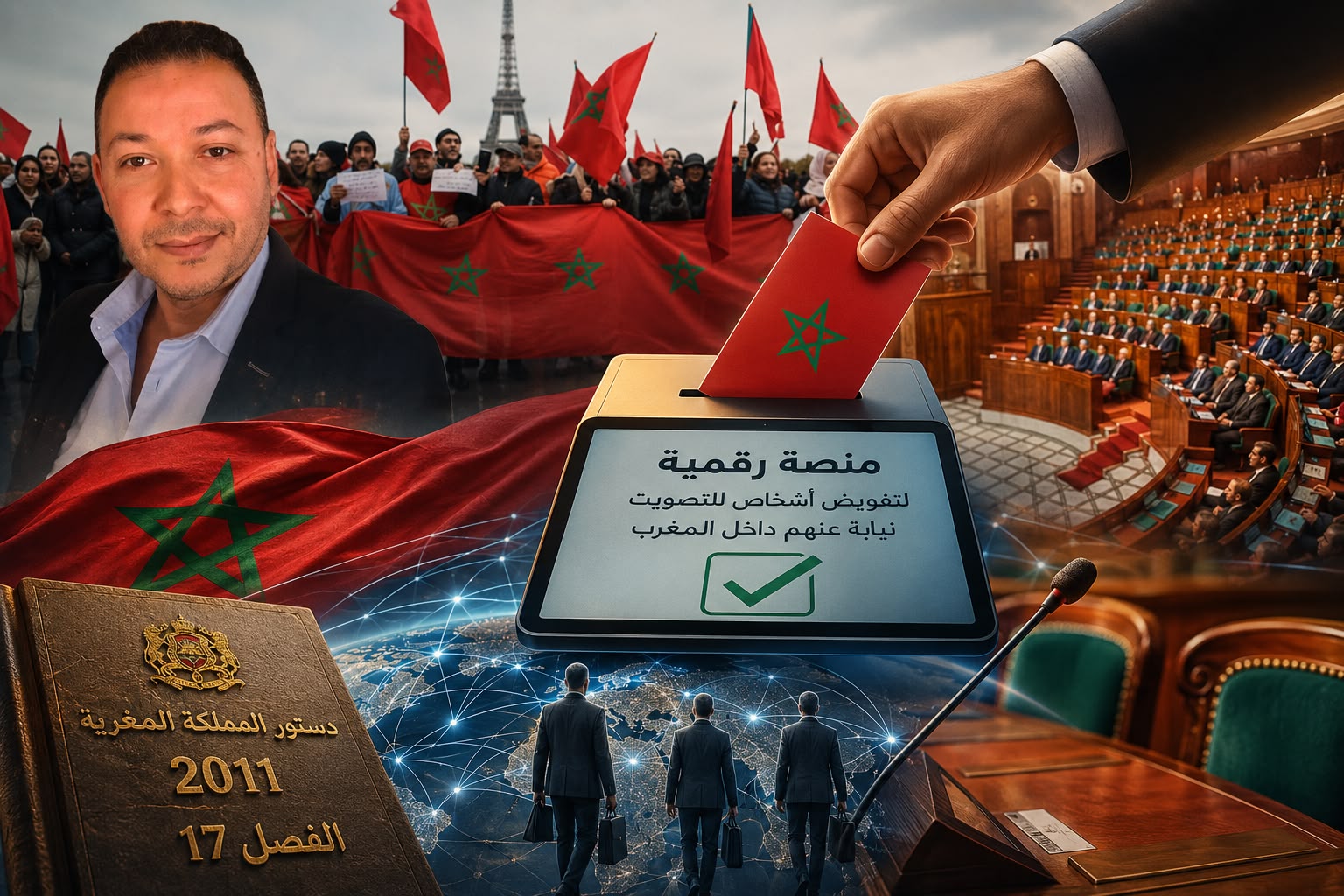 كعواشي ل"إعلام تيفي": نطالب بدوائر انتخابية ومقاعد برلمانية تضمن تمثيلية حقيقية لمغاربة العالم